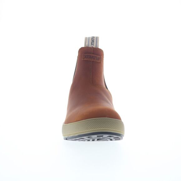 Xtratuf Mens Leather Legacy Chelsea Waterproof Brown Boots (NWT) - Picture 3 of 7